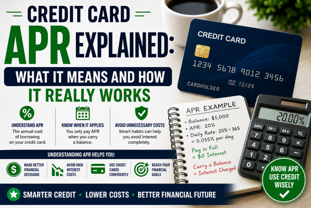 credit card apr explained