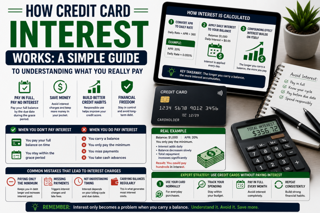 how credit card interest works