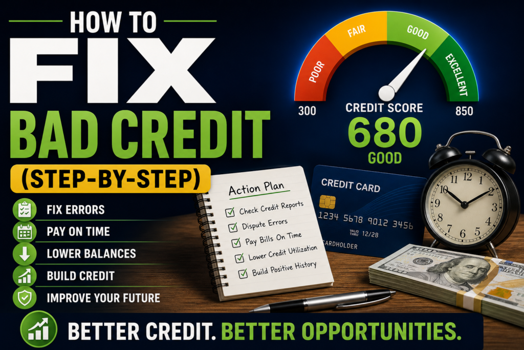 how to fix bad credit