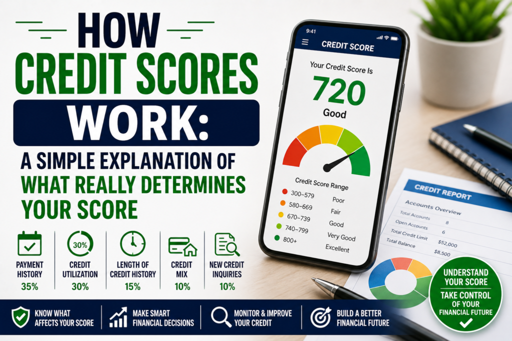 how credit scores work