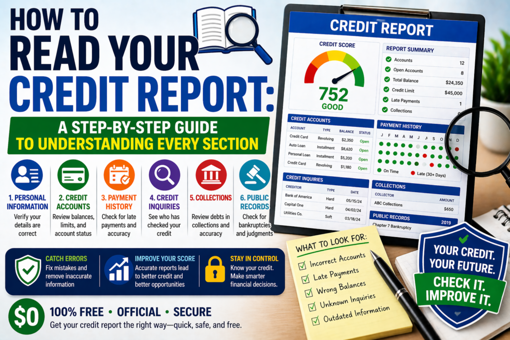 how to read credit report