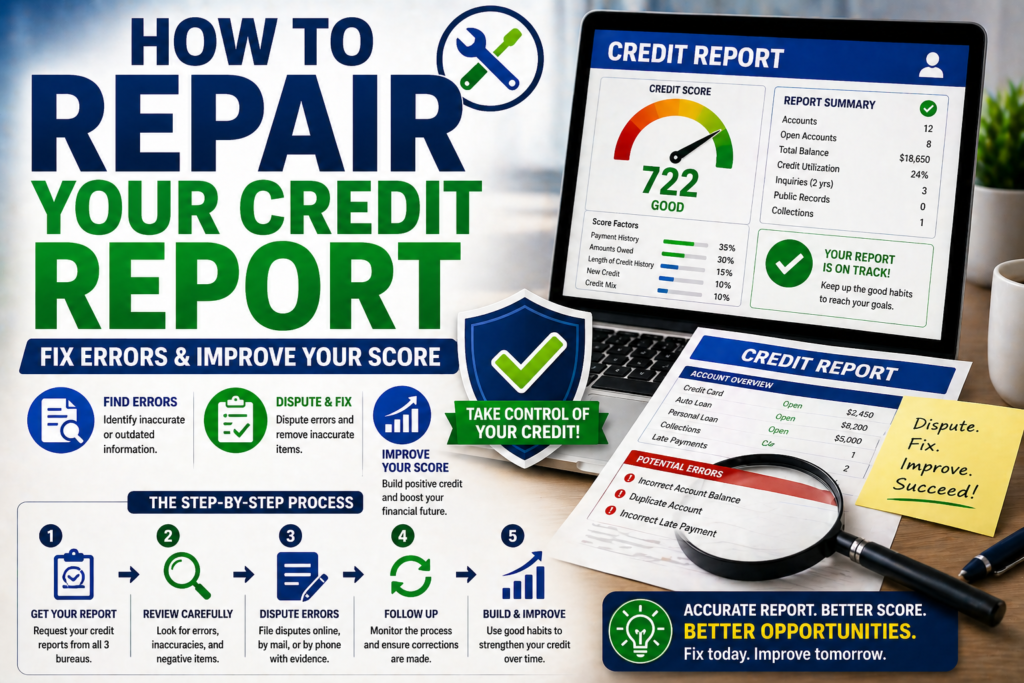 how to repair credit report